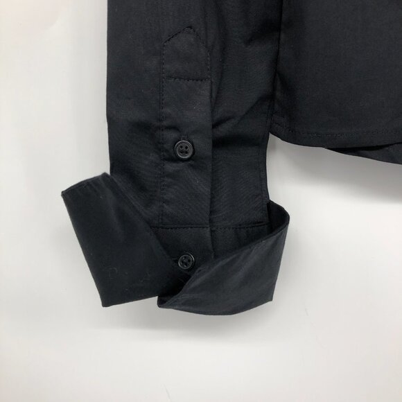NWT Garage Black Alina Flyaway Hook & Eye Long Sleeve Top  size S - Picture 13 of 15